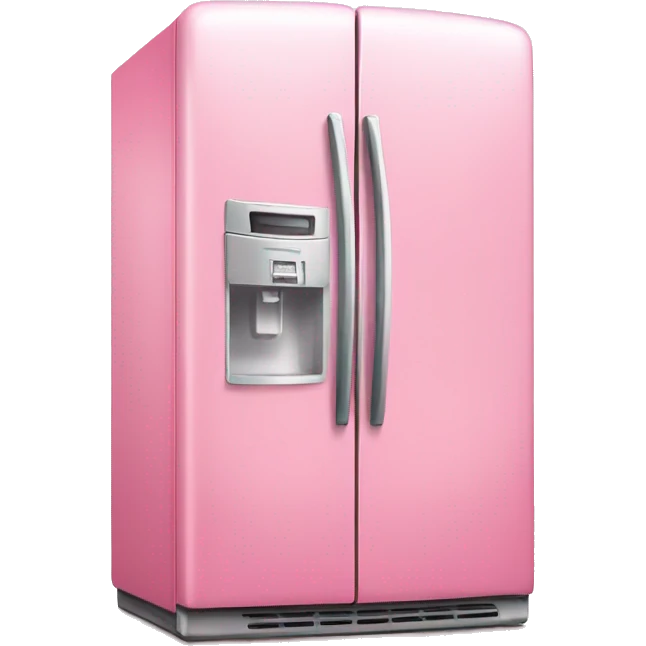 large fancy pink refrigerator emoji
