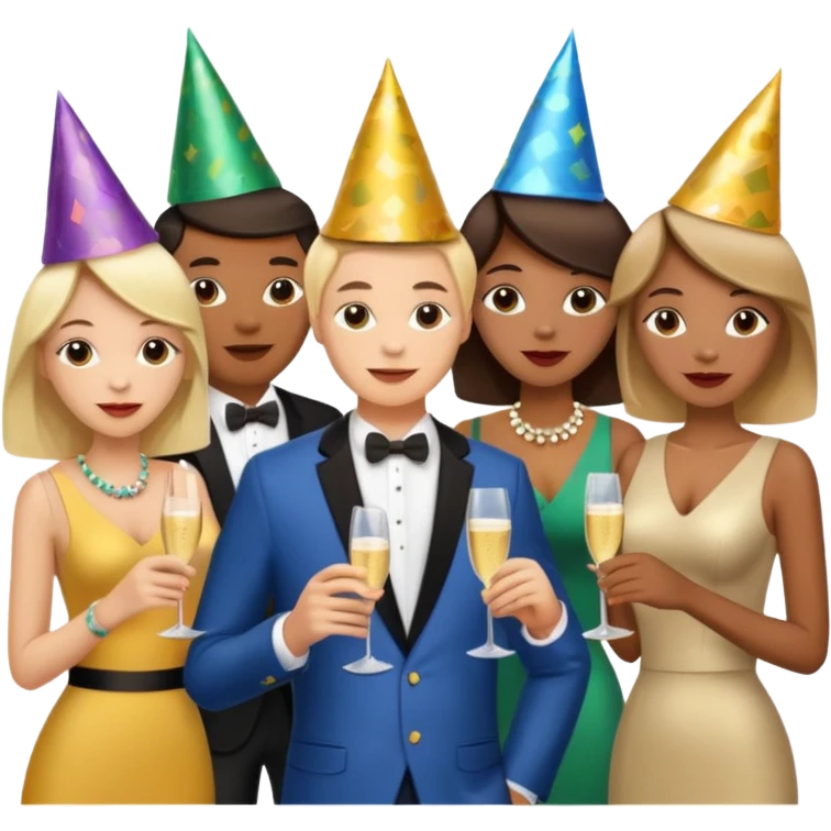 Red group peoples party emoji