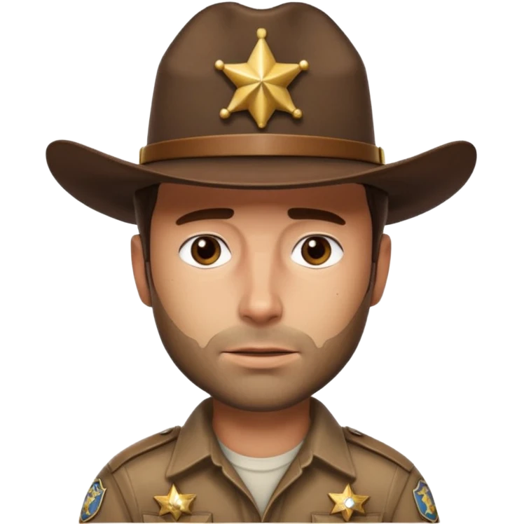 Create Rick Grimes From The Walking Dead emoji
