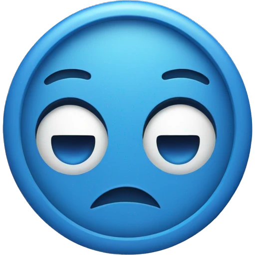 Blue circle with tick emoji
