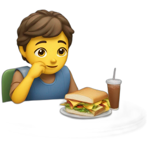 lunch time emoji