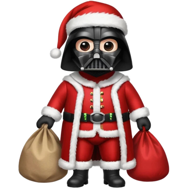 Darth Vader Santa  emoji