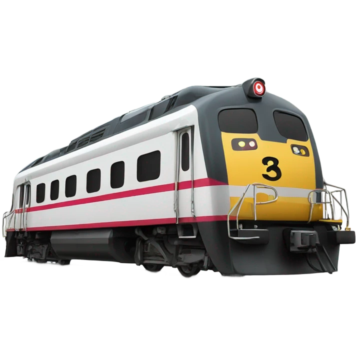 Train with number 36 emoji