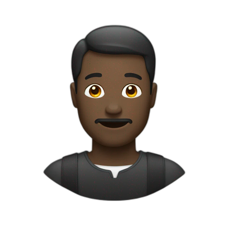 Un homme noir qui serre la main d'un homme blanc emoji
