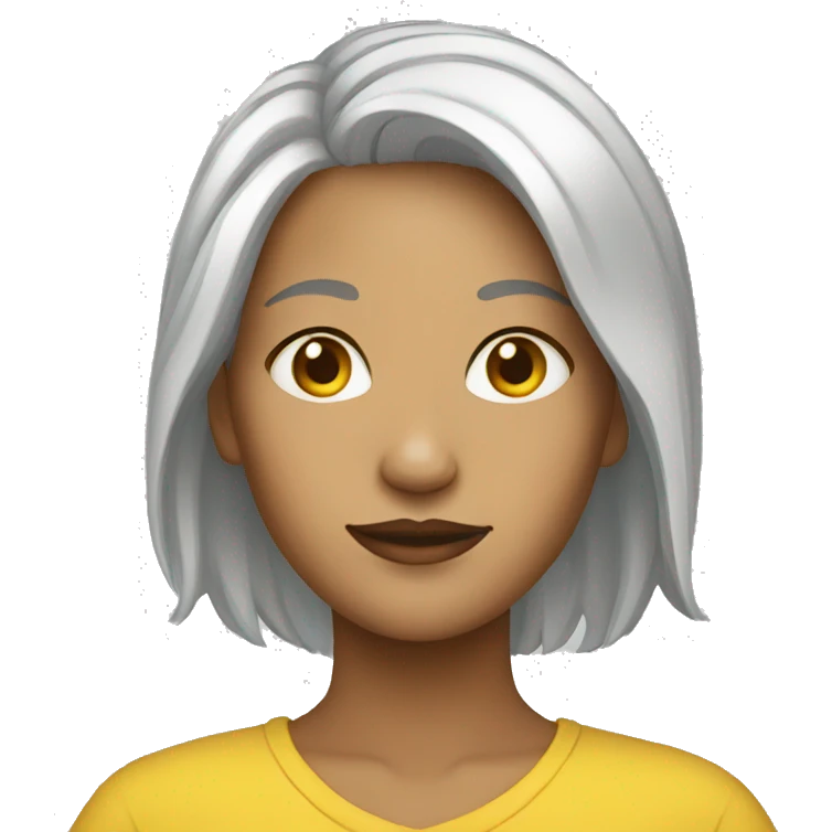 chian Women with yellow hair emoji