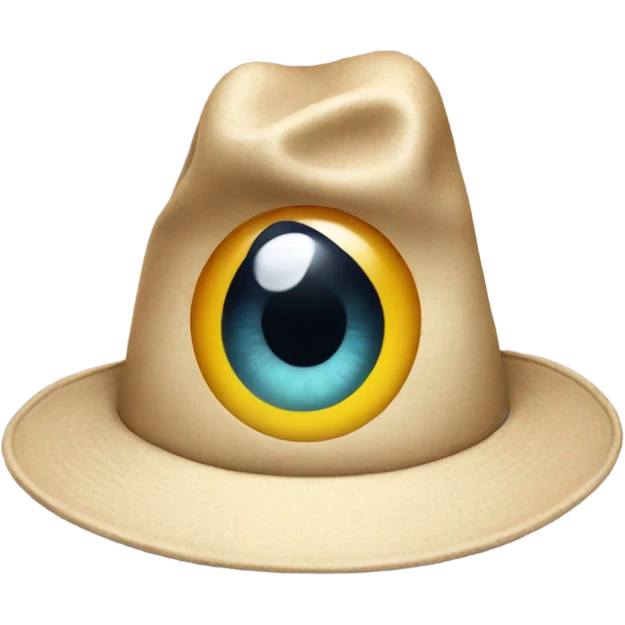 Eye roll with hat emoji