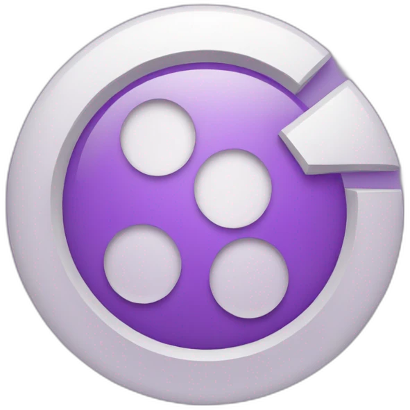 Light purple percent symbol emoji