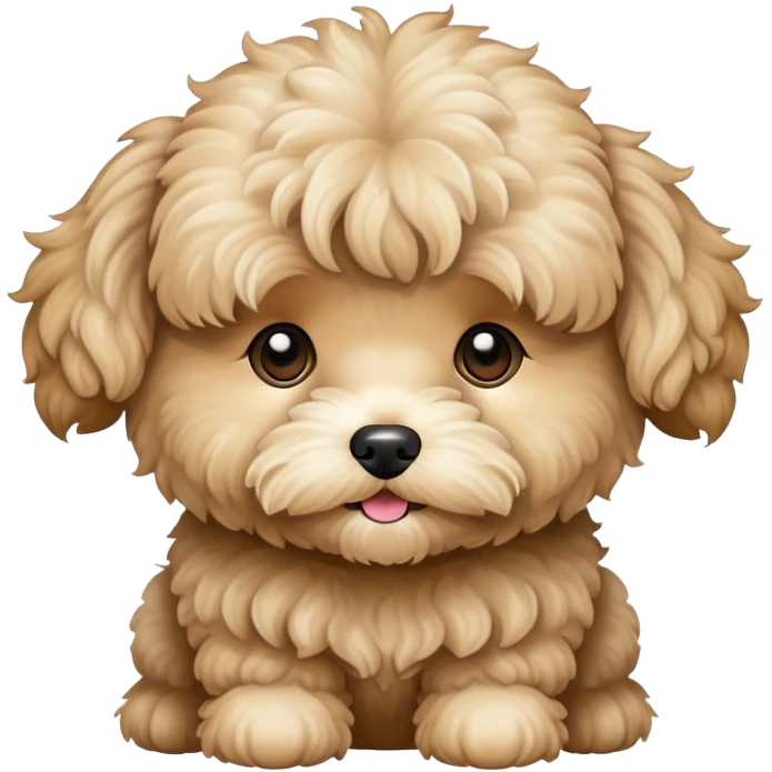 Beige maltipoo  emoji