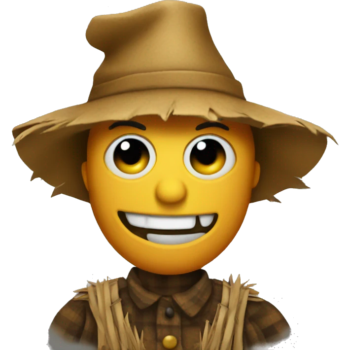 Scarecrow emoji