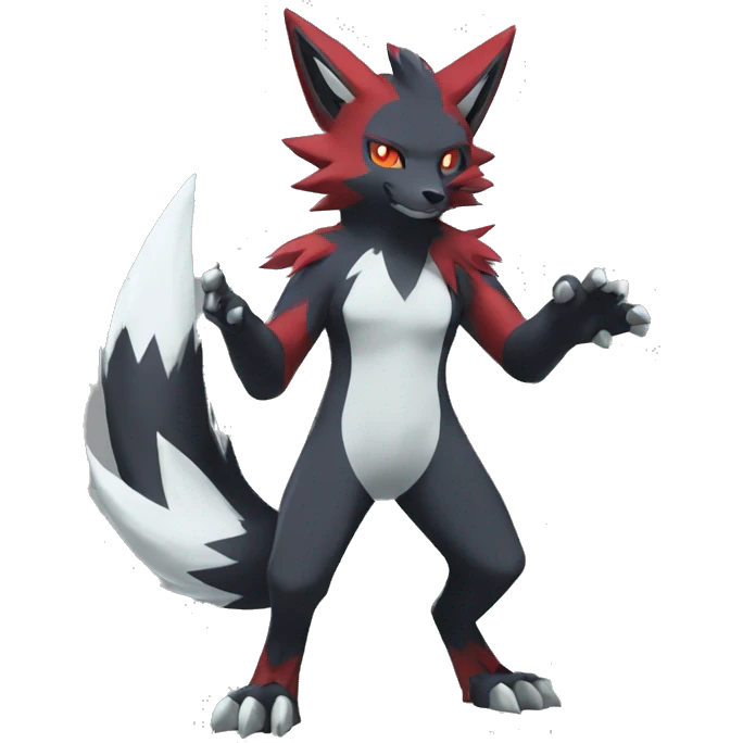 Litten-Zoroark-Zangoose-Mightyena-Zorua full body emoji