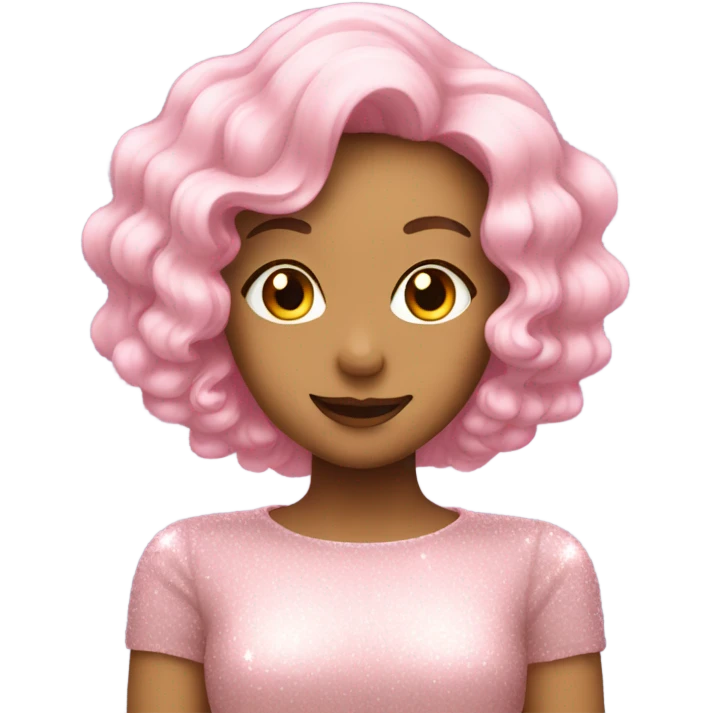 light pink sparkles emoji