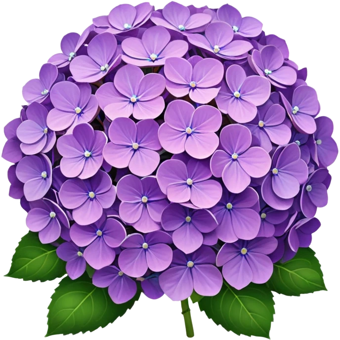 Purple Hydrangea emoji