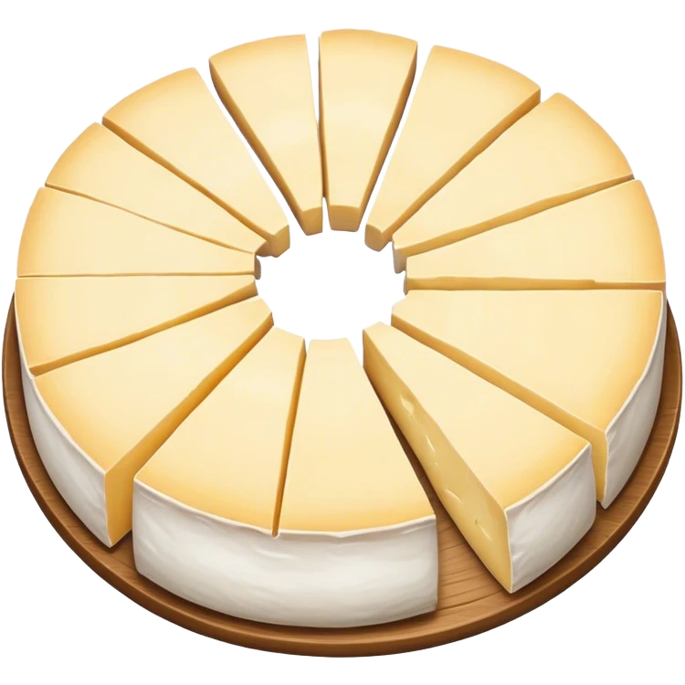 Brie cheese emoji
