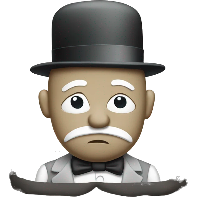 Monopoly guy sad emoji