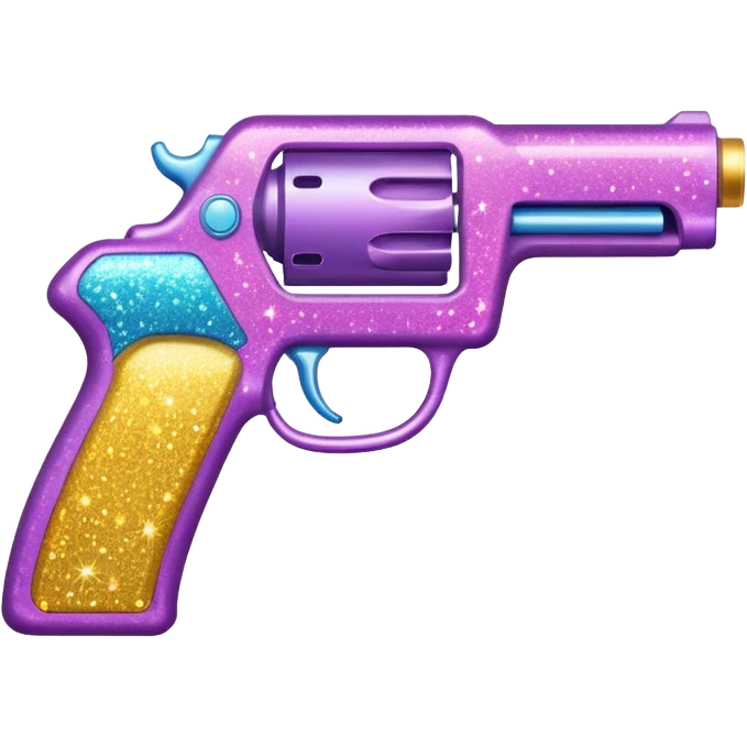 glitter gun emoji