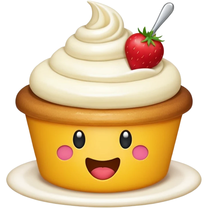 Emoji pervertita con panna in bocca emoji