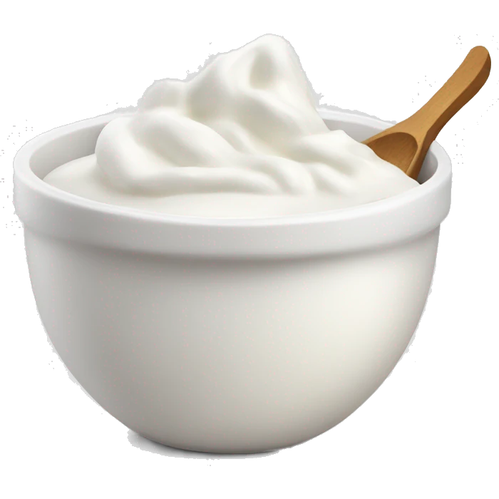Bowl of yogurt emoji