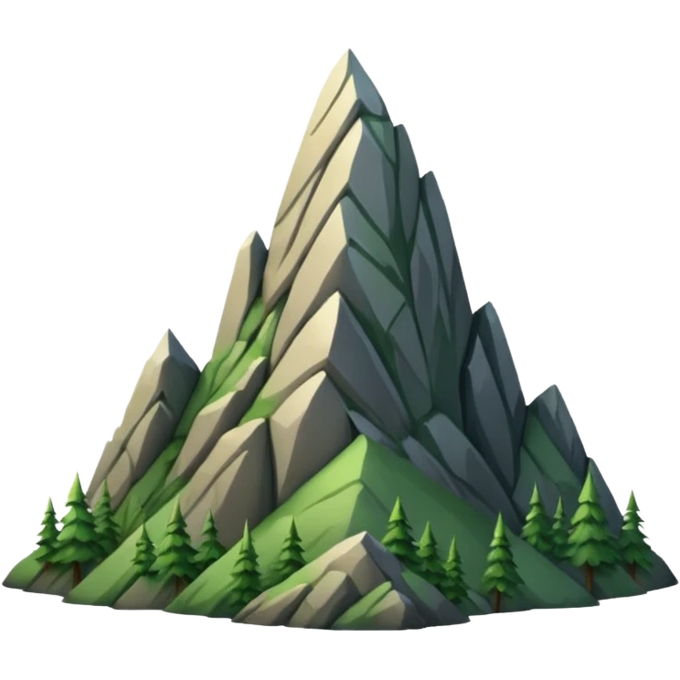 mountain green  emoji