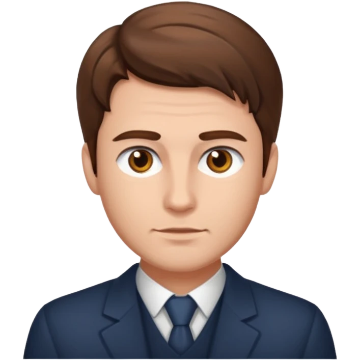 persona masculina con suerte enfocada en verse bien  emoji