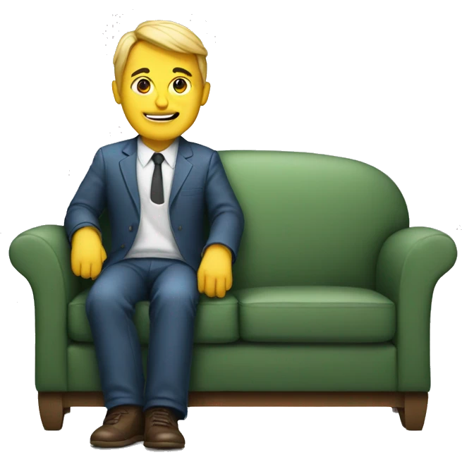 expert on sofa emoji