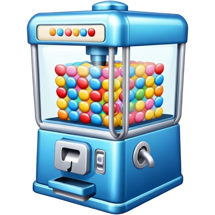 blue Candy machine emoji