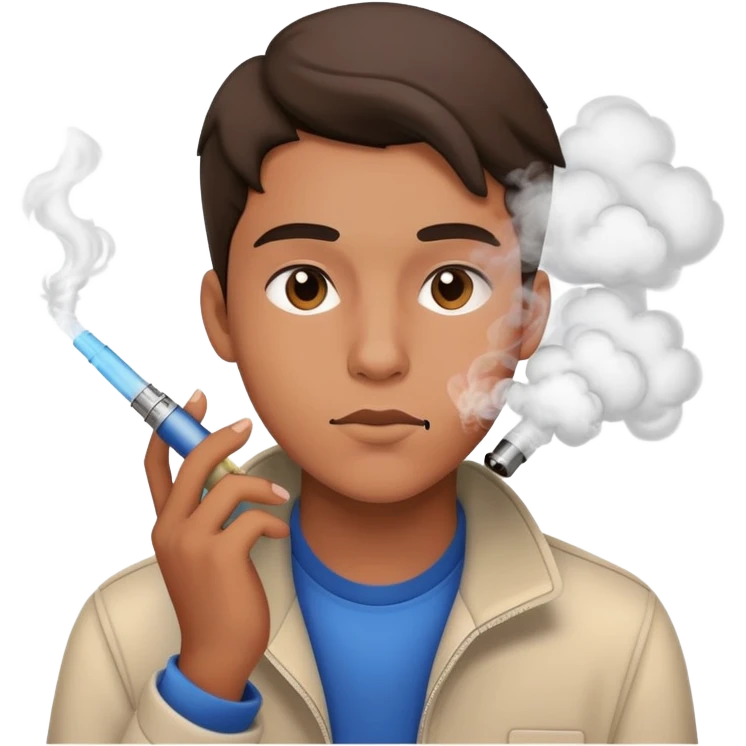 student vaping emoji