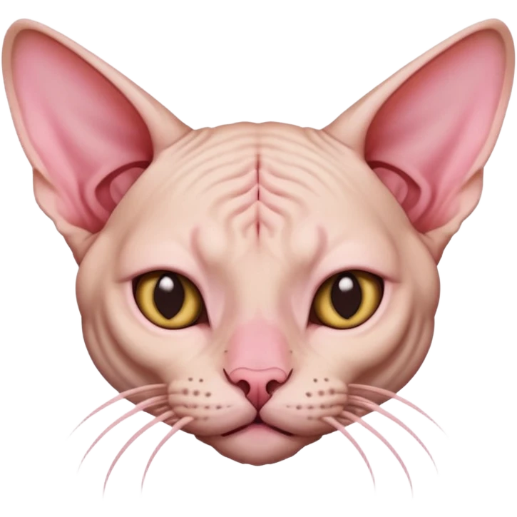 Sphynx cat naughty nosepicking emoji