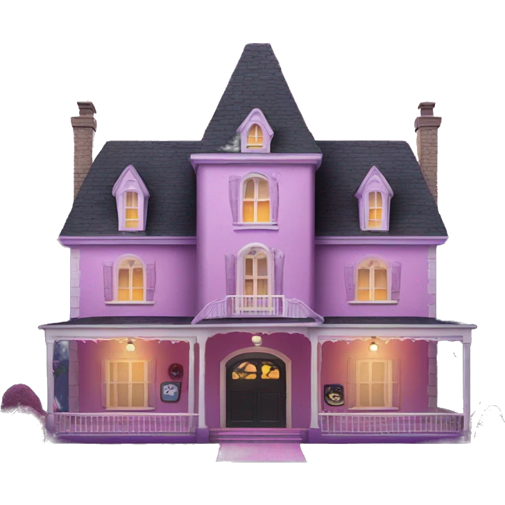 Haunted Barbie manor hotel with attached garage  emoji