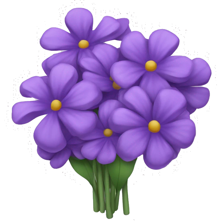 Purple flower bouquet emoji