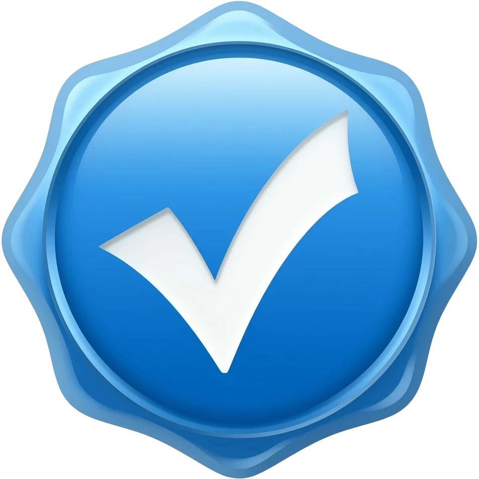 Verificacion azul emoji