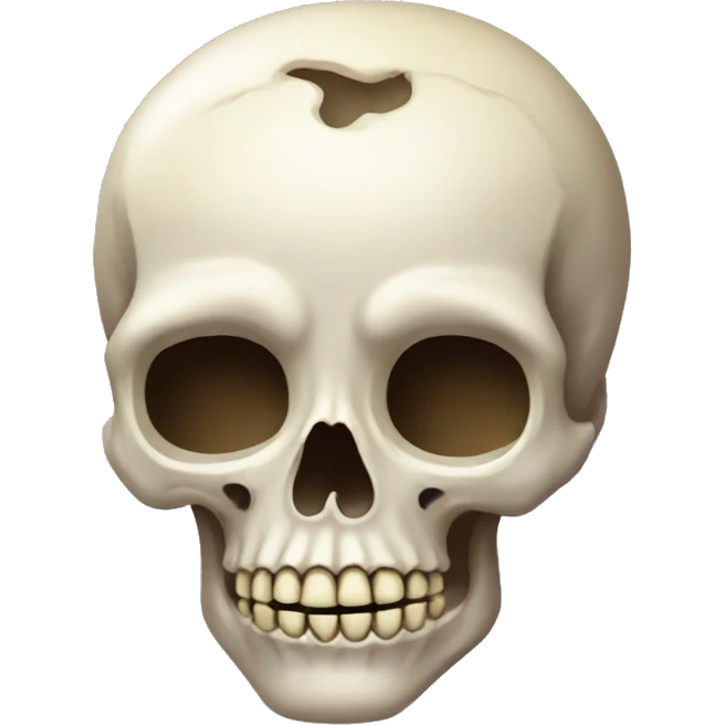 skull emoji but coquette emoji