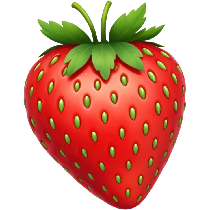 A single strawberry emoji