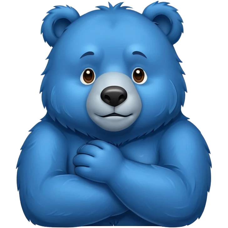 Denver Big blue bear hugs  emoji