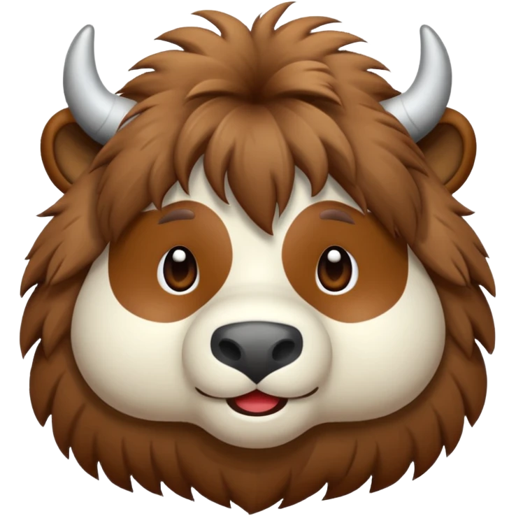 Yak 3D emoji png emoji
