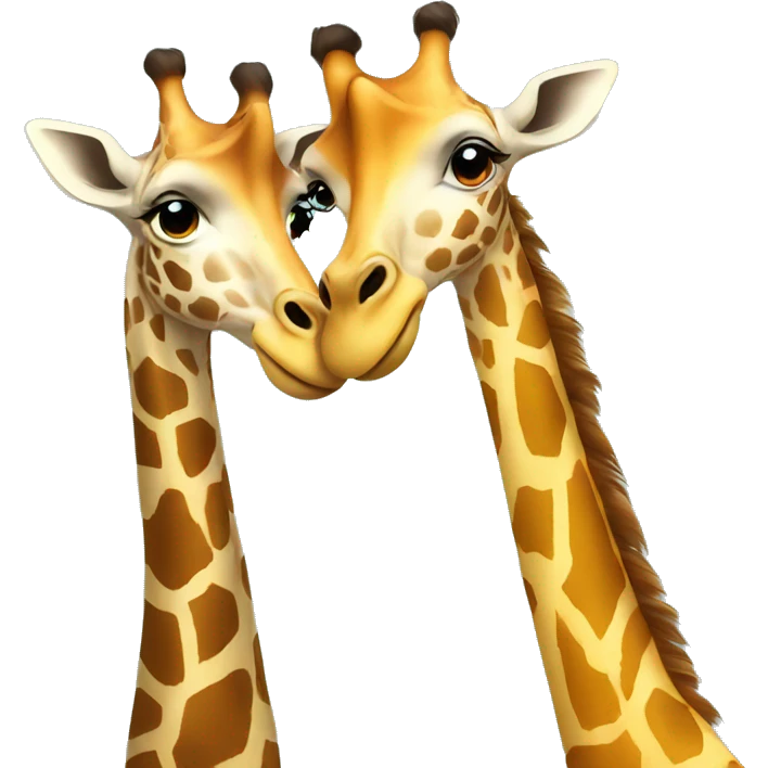 giraffe couple emoji