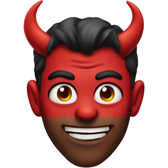 Heart eyes devil emoji