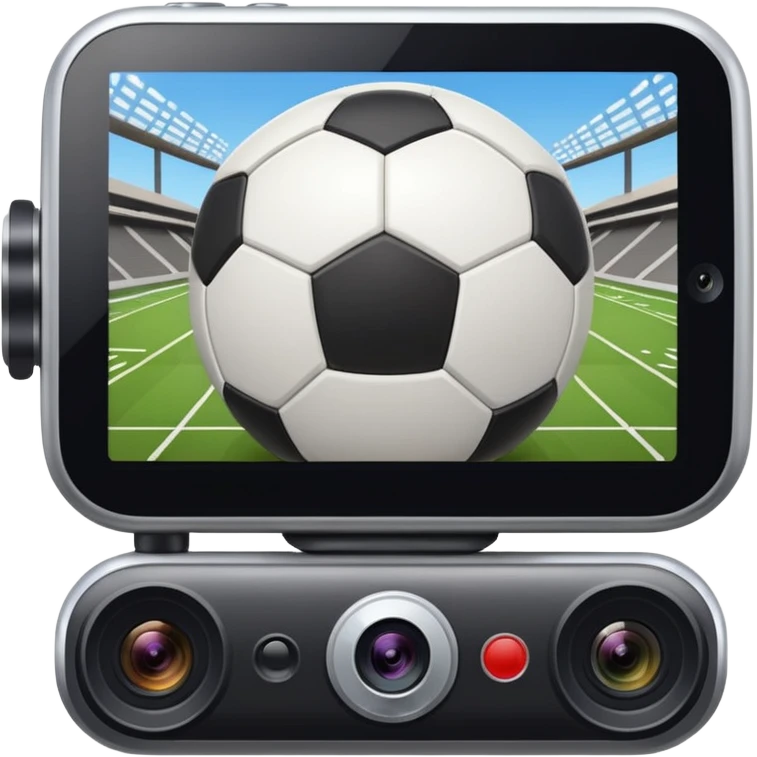 smart camera for recording football games emoji