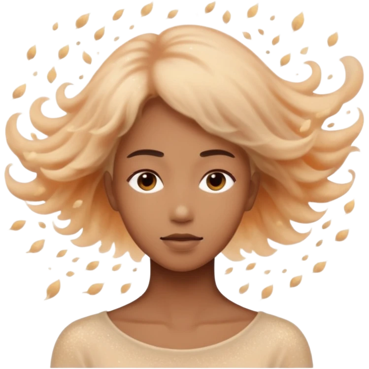 person transforming into dust emoji