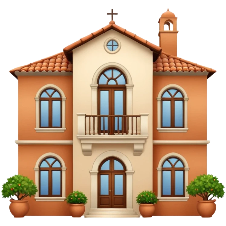 Mediterranean house emoji