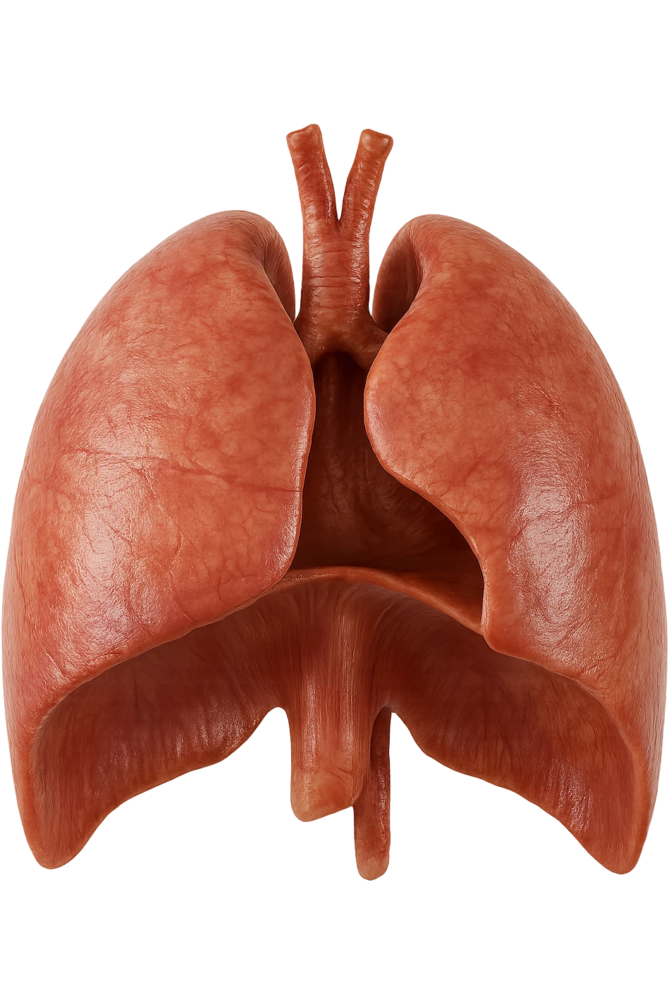 diaframma umano anatomico, iperrealistico 4k, isolato su sfondo bianco emoji