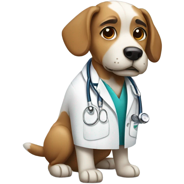 Dog doctor emoji