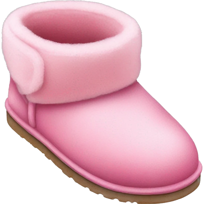 Pink Ugg slippers emoji