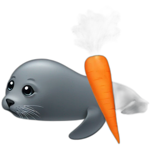 seal-eats-carrot emoji