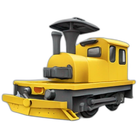 Máquina de tren de maniobras diesel emoji