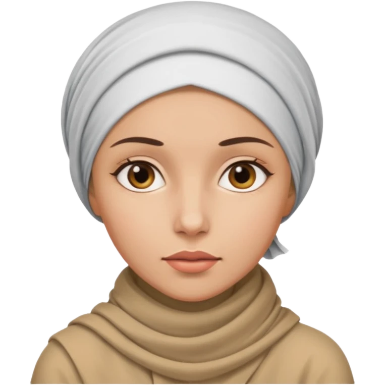 I want an emoji of a woman with cancer thinking emoji