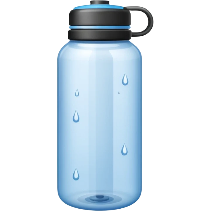 Water bottle emoji