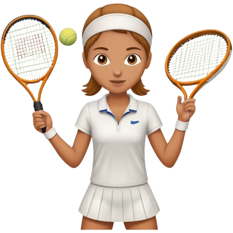 As a tennis player  emoji