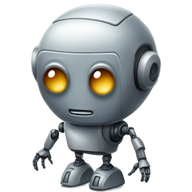 lonely robot emoji
