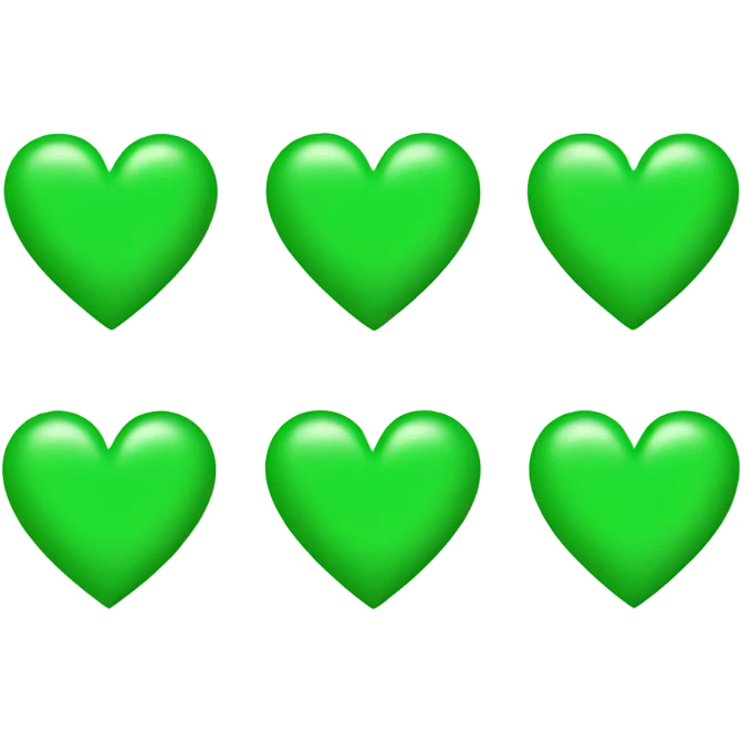 green heart emoji