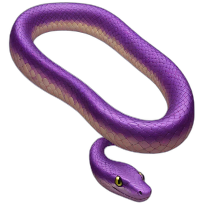 purple-snake emoji